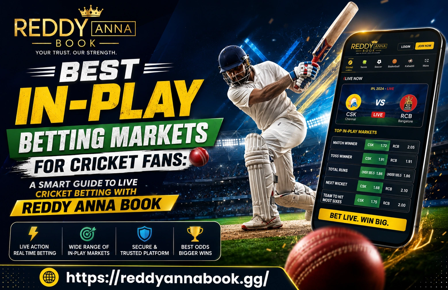 Best In-Play Betting Markets for Cricket Fans
